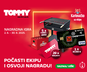 Tommy - Nagradna igra - 2.6.2025.