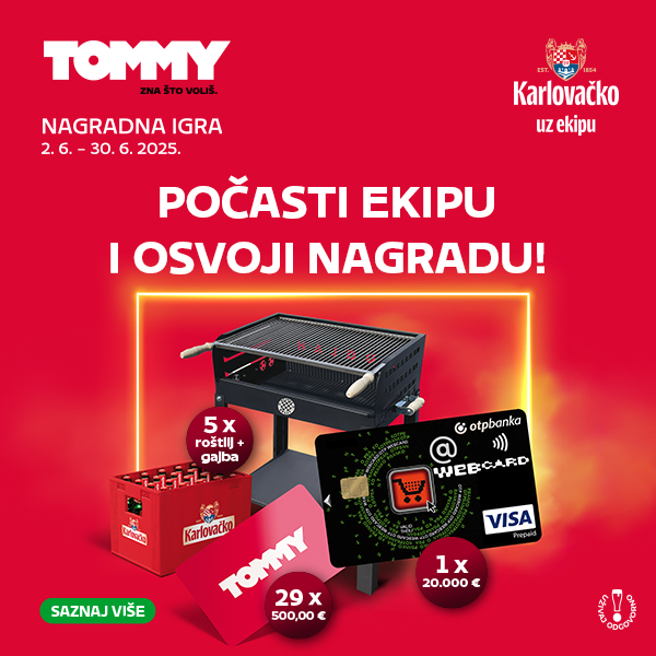 Tommy - Nagradna igra - 2.6.2025.